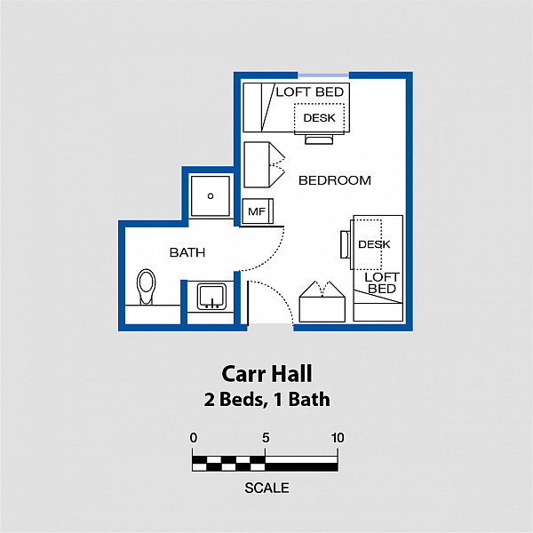2 Beds, 1 Bath