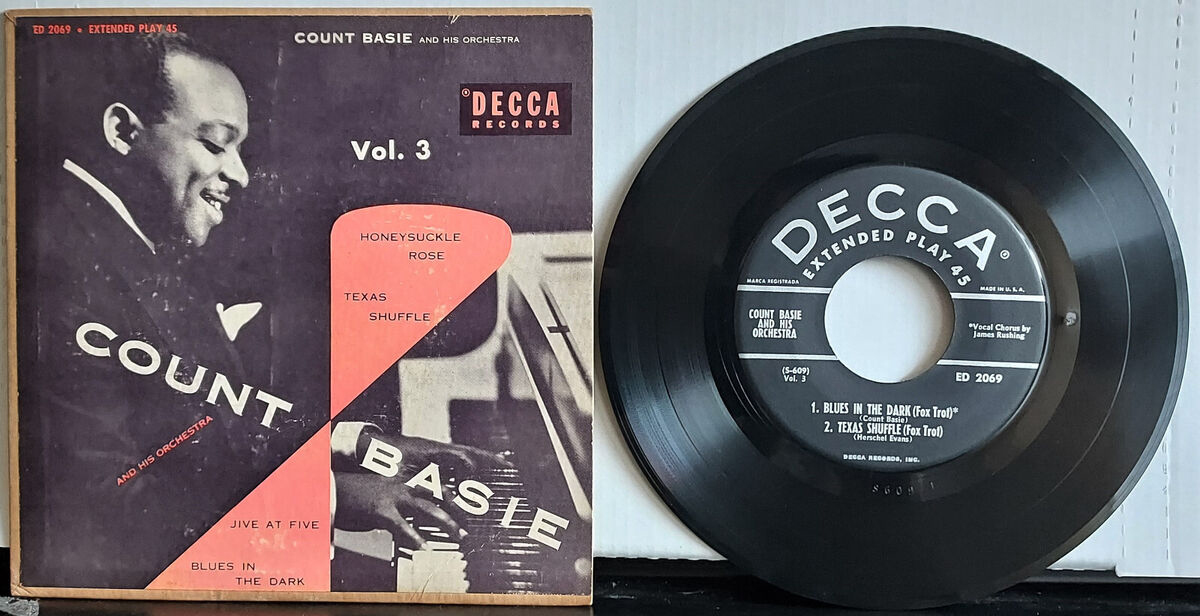 Count Basie vintage record and album cover