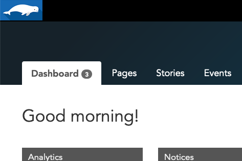 LiveWhale Screenshot LiveWhale backendinterface
