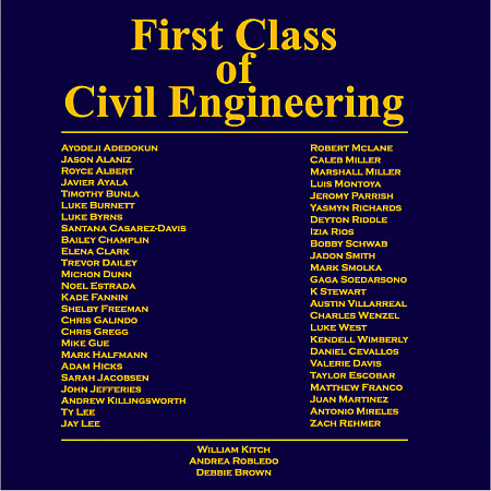 First Class of Civil Engineering