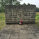 Tharp was able to visit Bergen-Belsen concentration camp while in Germany. The stones on the sign are a Jewish tradition signifying that ...