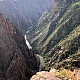 Striking view of the Gunnison River in Black Canyon of the Gunnison National Park in Colorado