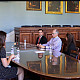 Former U.S. Representative K. Michael Conaway meeting with Angelo State students
