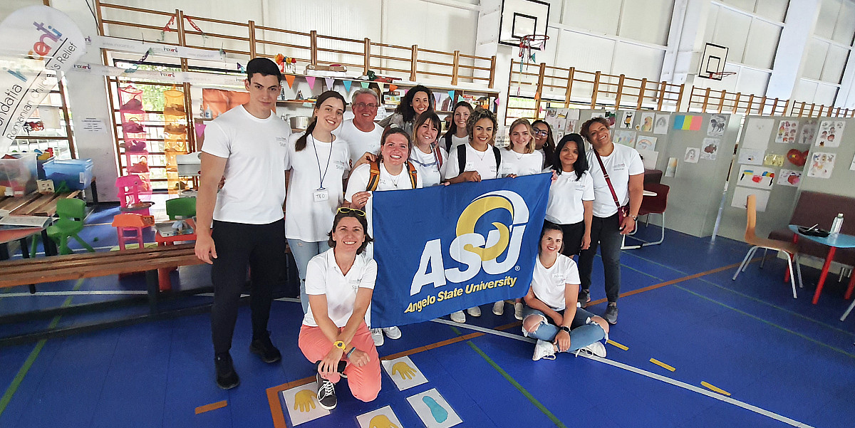 ASU social work study abroad group at the Innocent Foundation in Bucharest, Romania