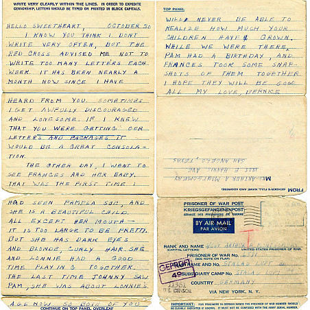 Letter from Bernice to Arthur, October 30, 1944