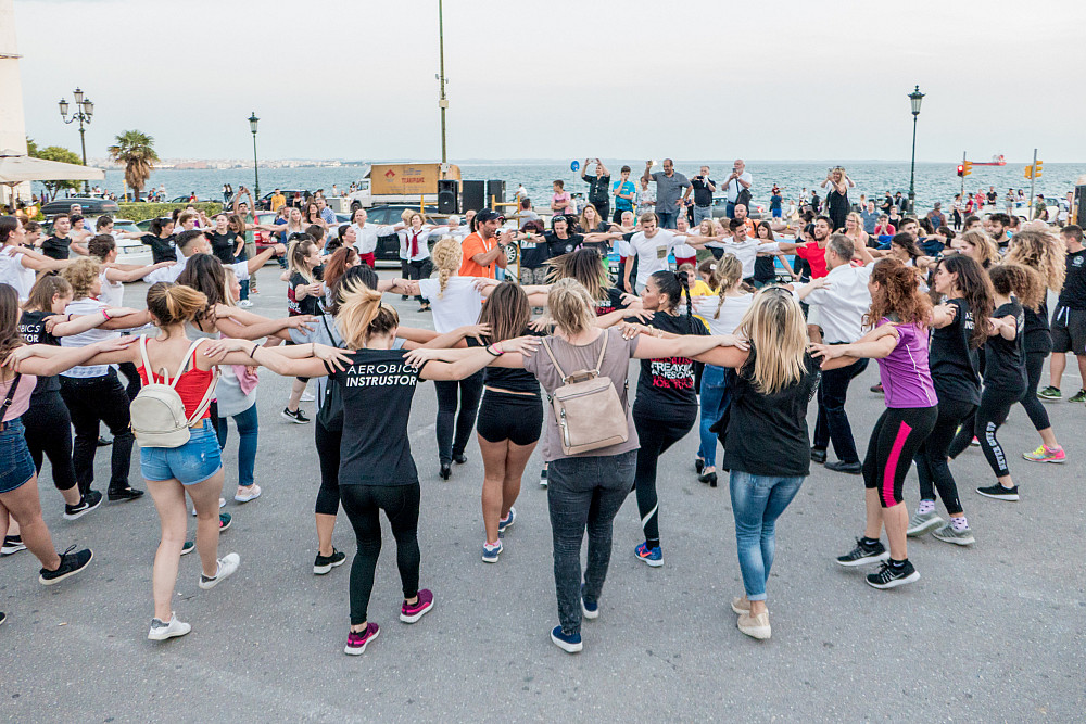 People dancing in Greece