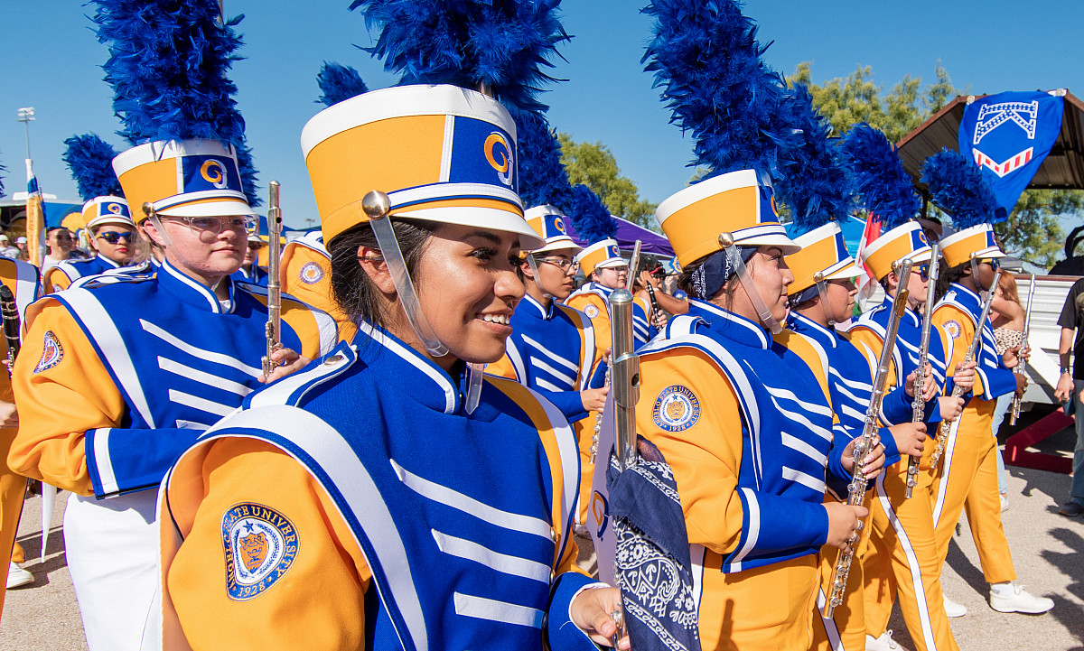 Ram Band marching