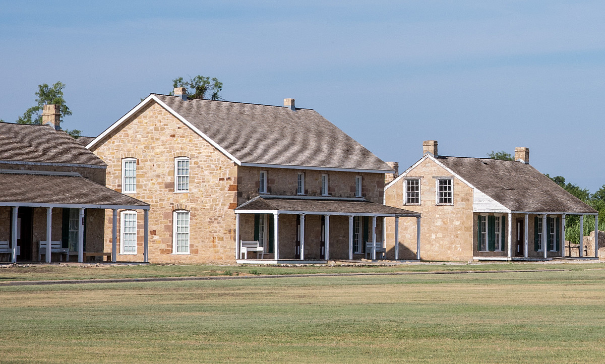 Old buildings at Fort Concho in downtown San Angelo.