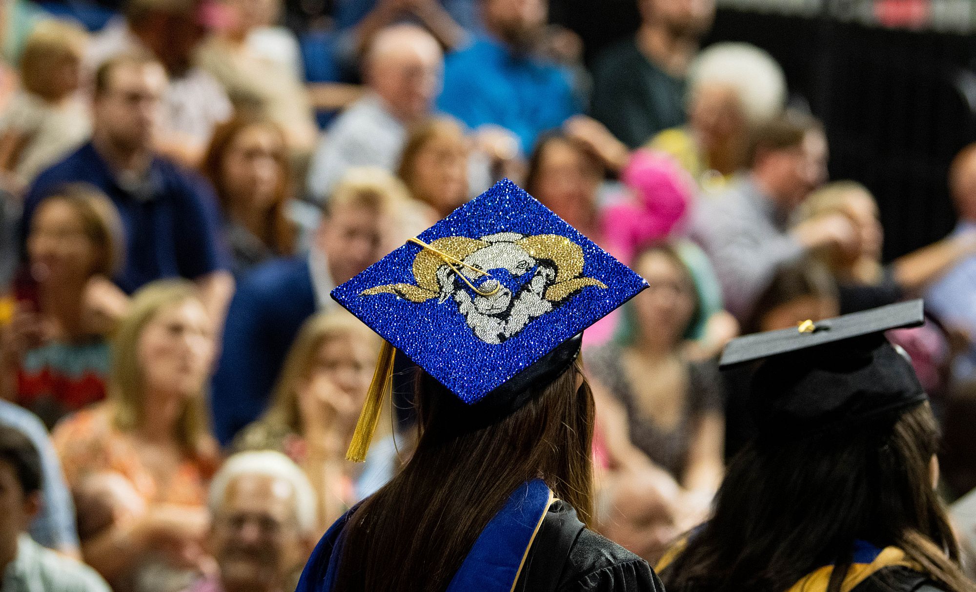 A students cap at graduation