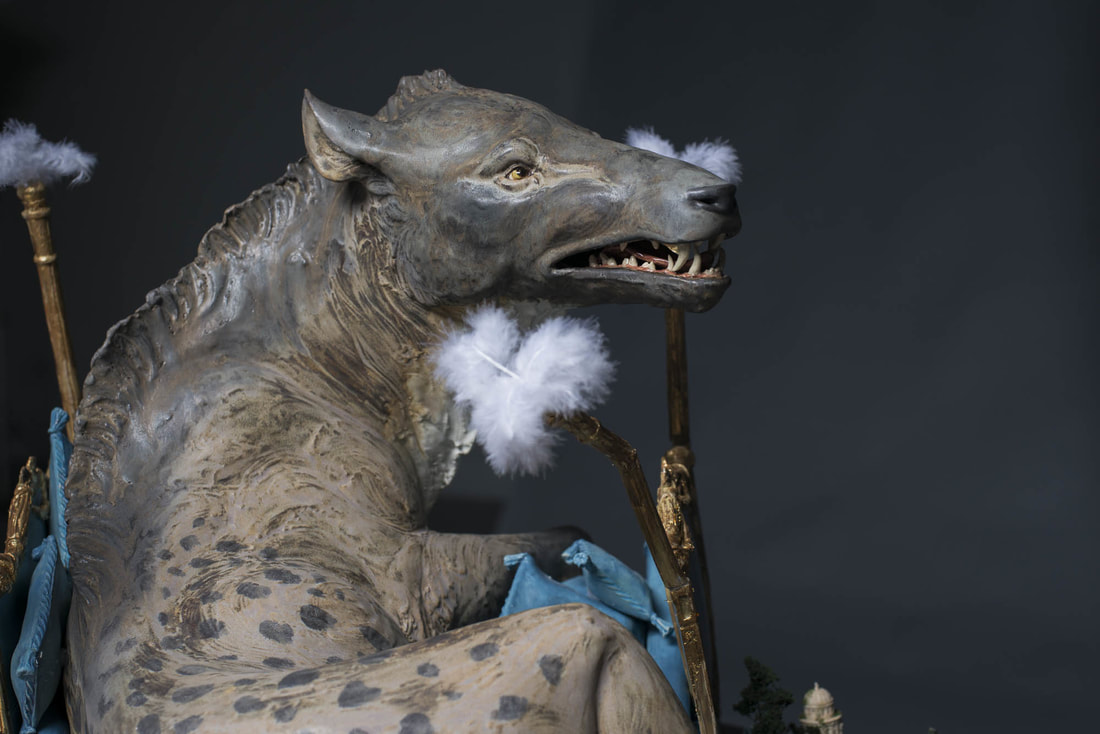 Image of Ariel Bowman's work featuring an Andrewsarchus